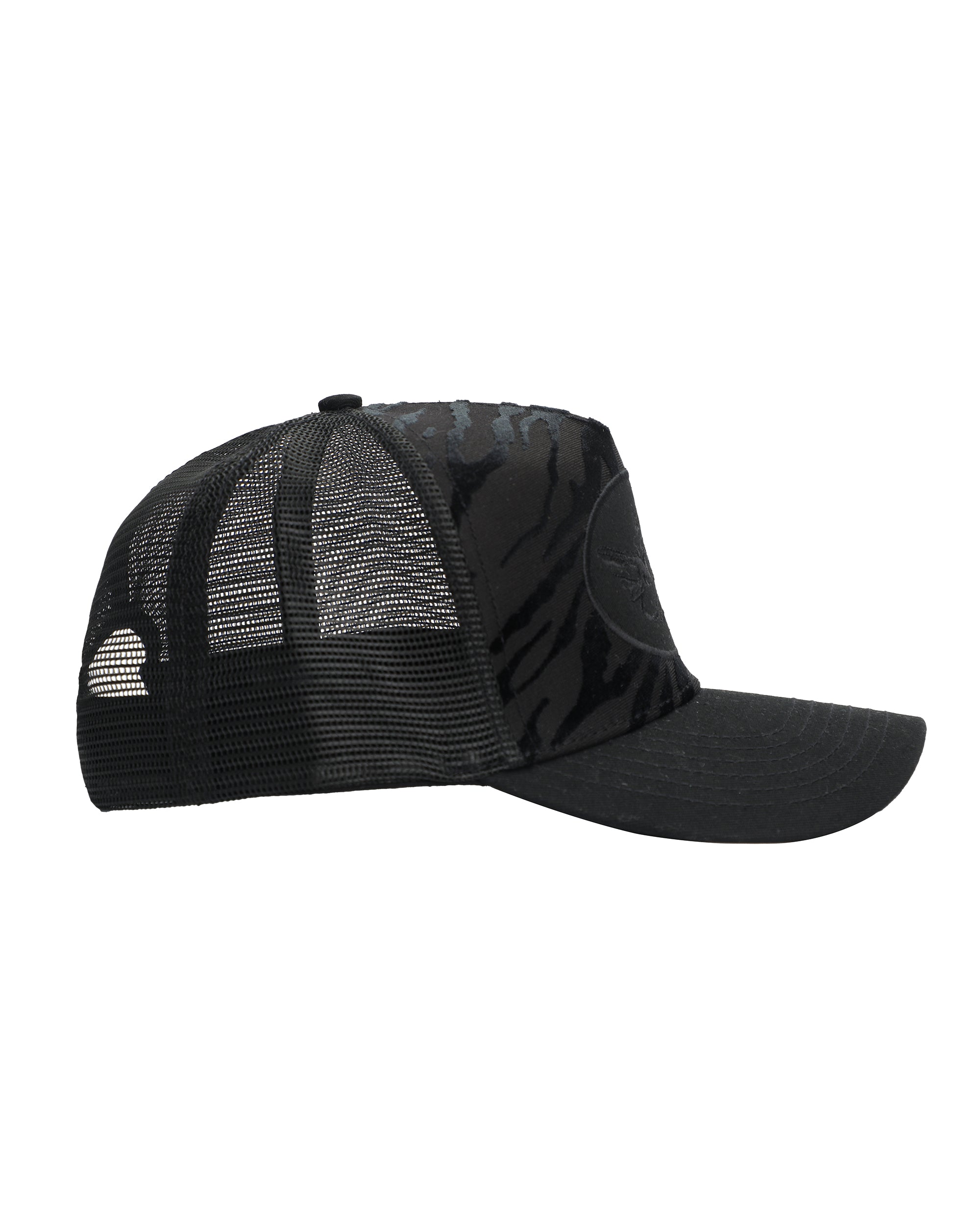 Black Flames Trucker Hat