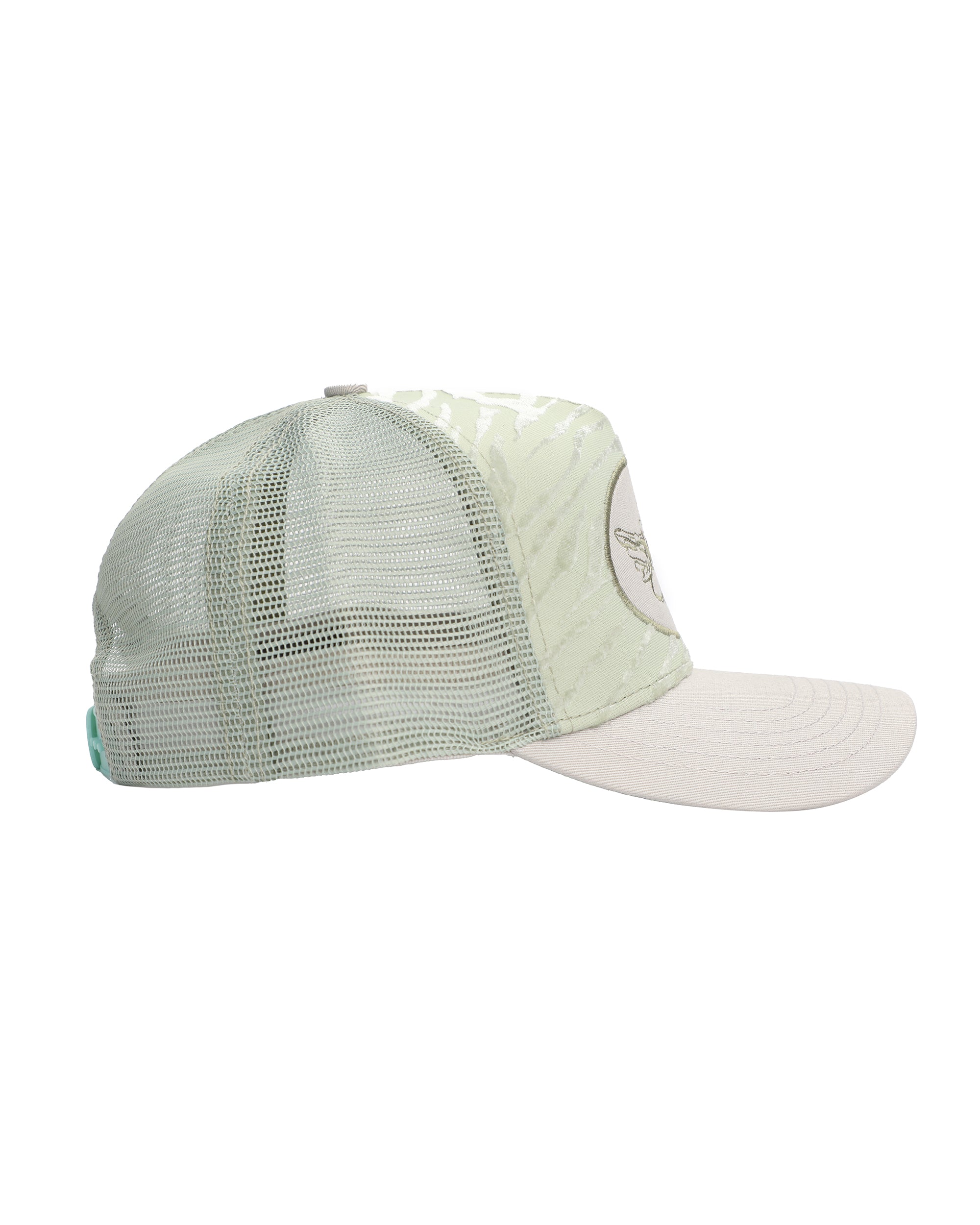 Green Flames Trucker Hat