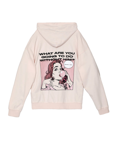 What Are You Going To Do Without Him Remix Harley Zip-Up Hoodie