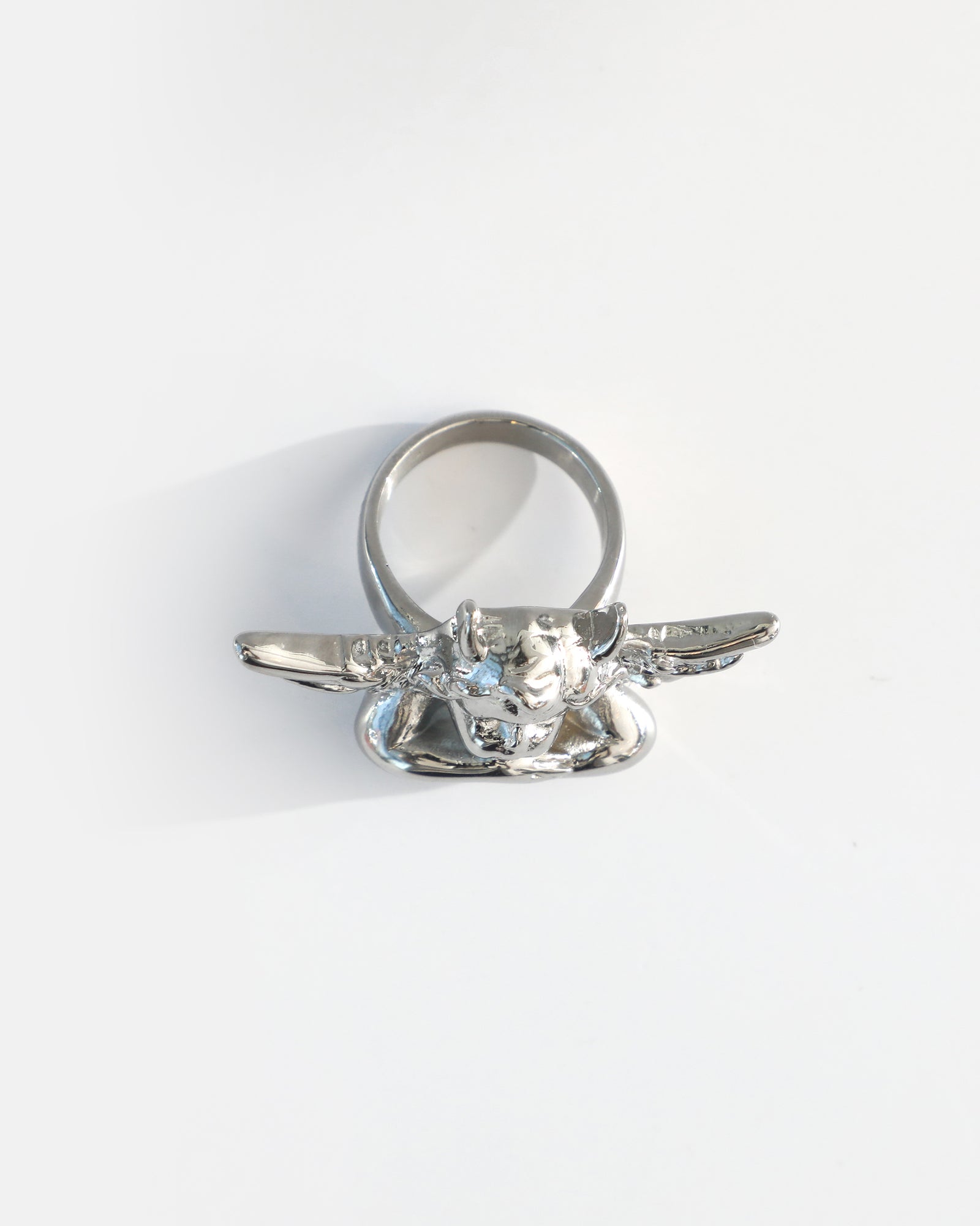 Boys Lie Stainless Steel Logo Ring main image 0