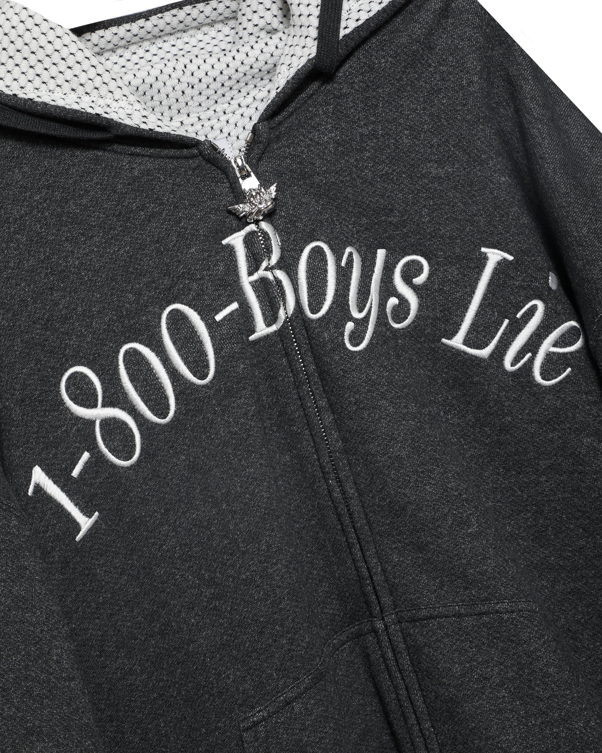 Boys Lie 1-800 Refresh Harley Zip Hoodie