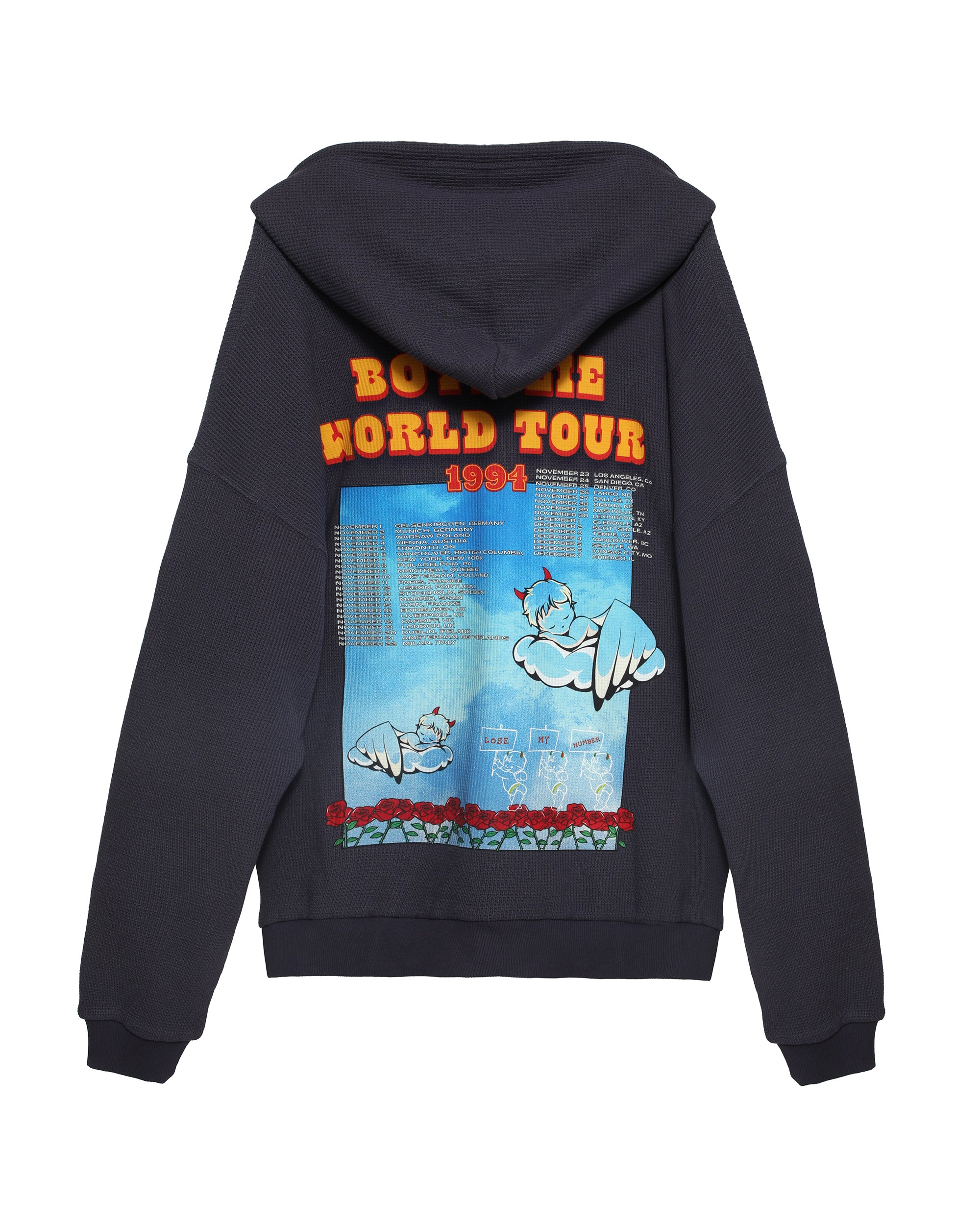 Boys Lie - Hopeless Romantic Hoodie 2024 in Blue and Peach