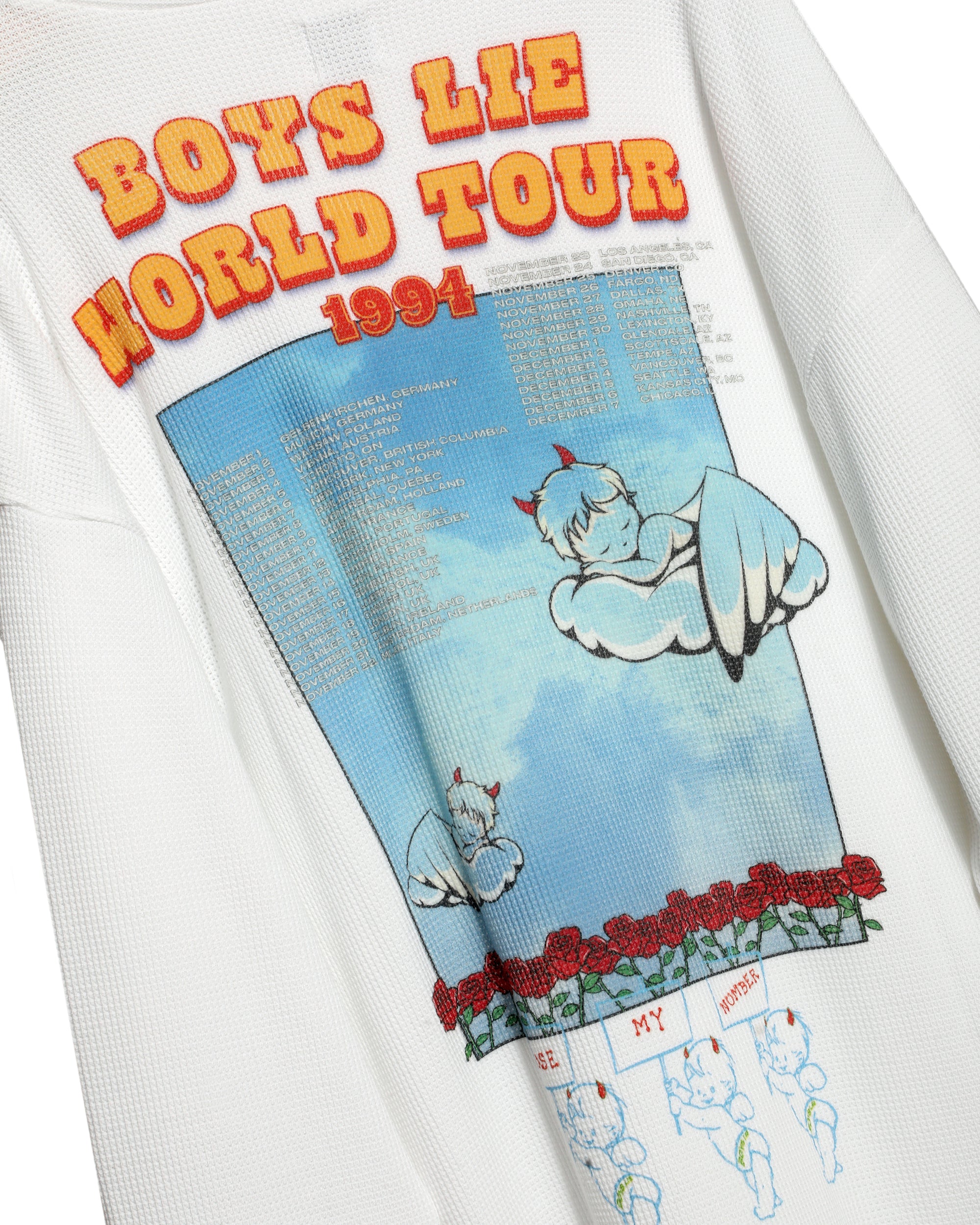 Boys Lie World Tour Round 2 Thermal BF Longsleeve