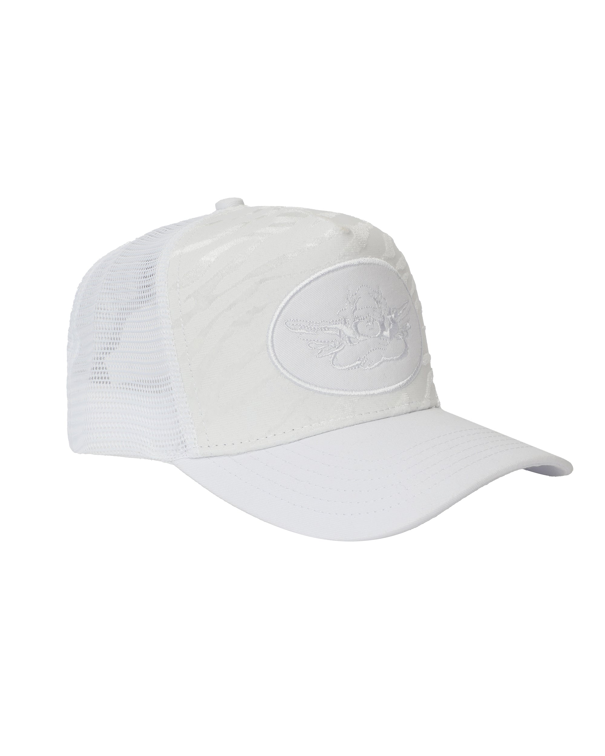 White Flames Trucker Hat