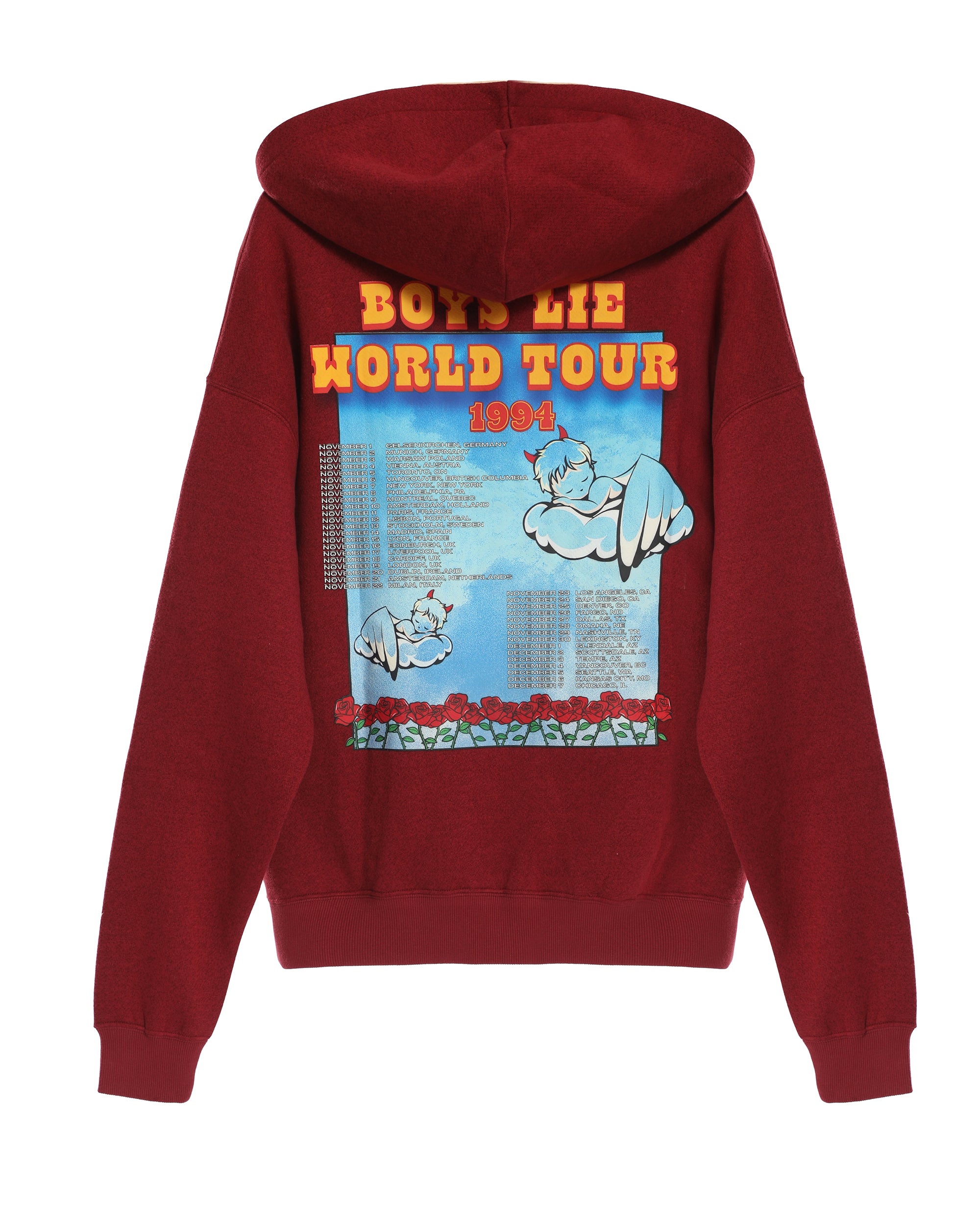 Boys Lie World Tour Round 2 Racer Hoodie