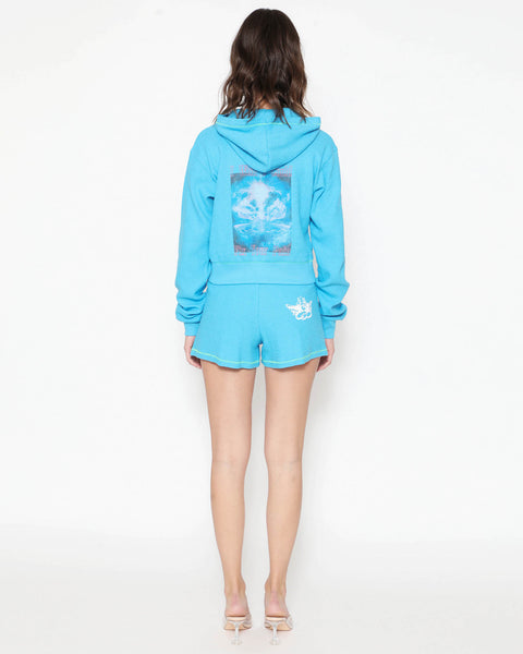 Washed Up Zip-Up Hoodie
