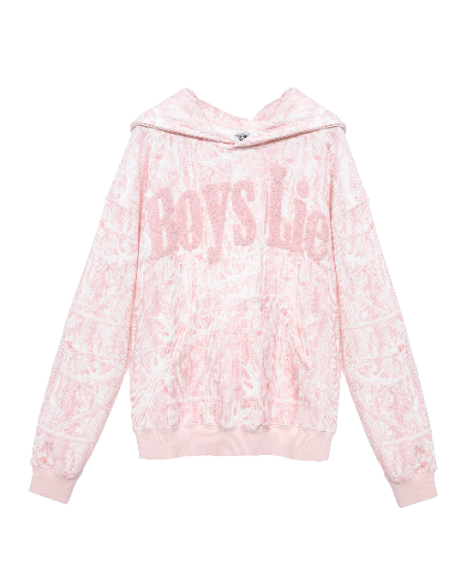 Pink Manhunt Racer Hoodie