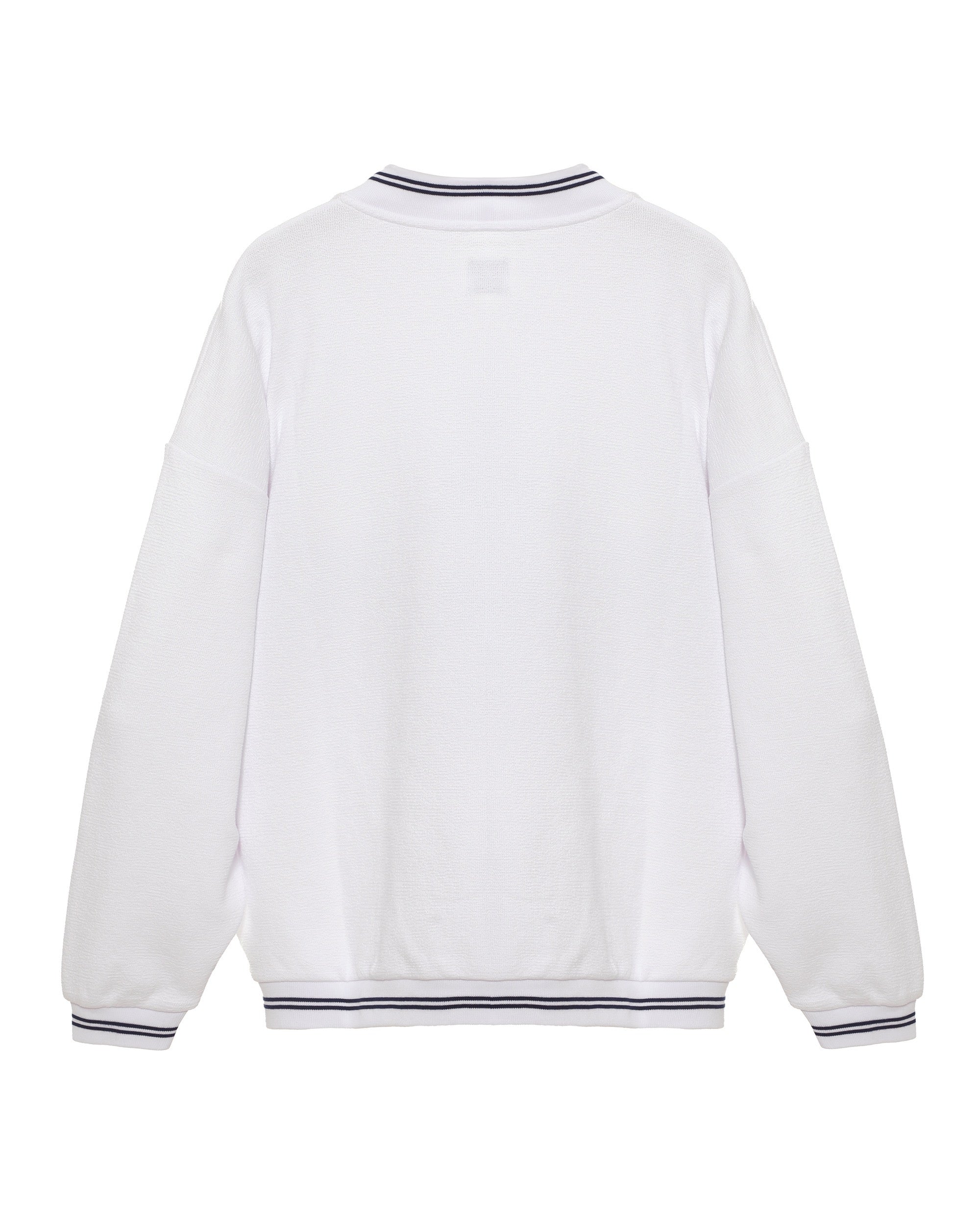 Navy Cherub University Henley Crewneck