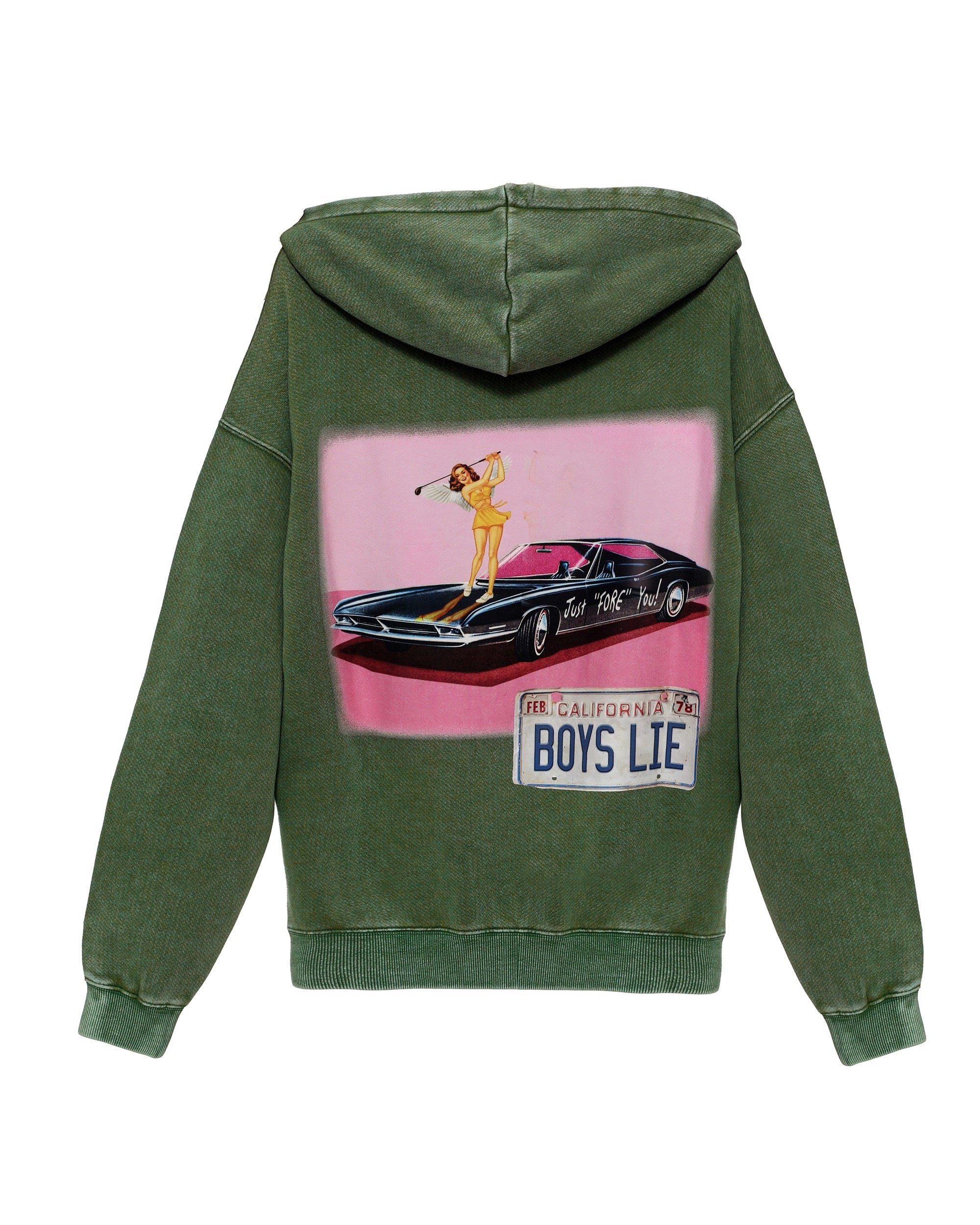 Just Fore You Racer Hoodie