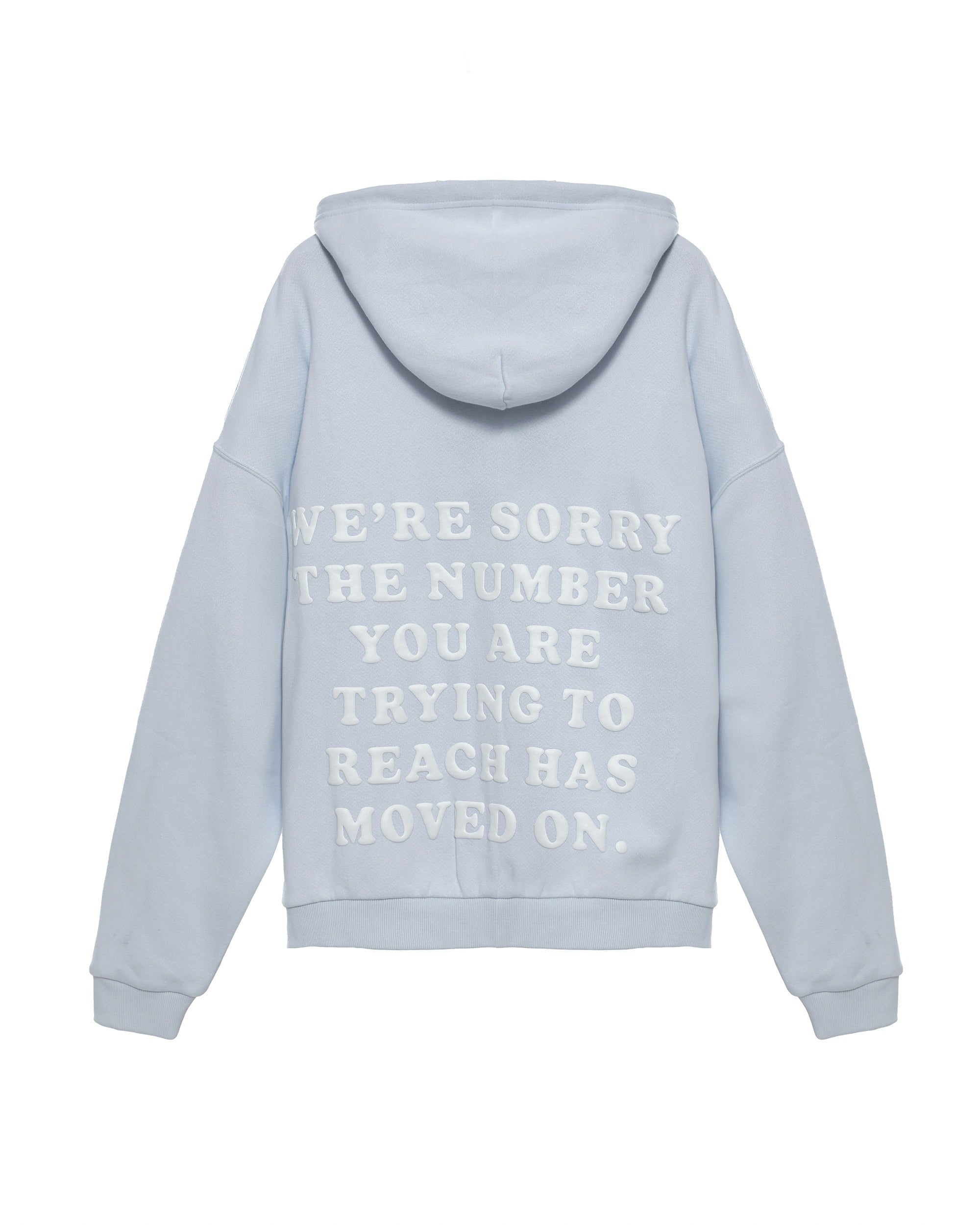 Blue 1-800 Harley Zip Hoodie