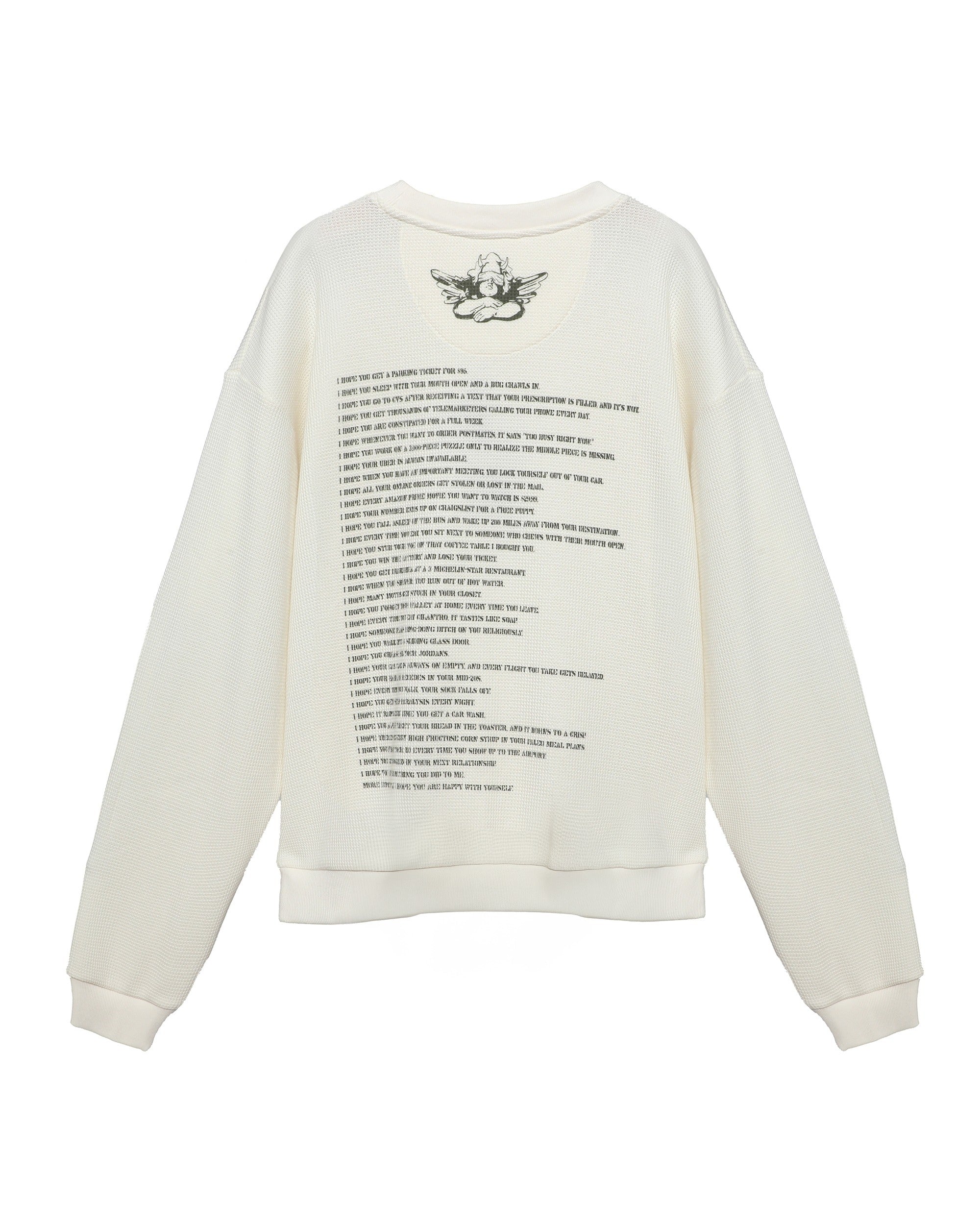 Cadet White Kara Crewneck