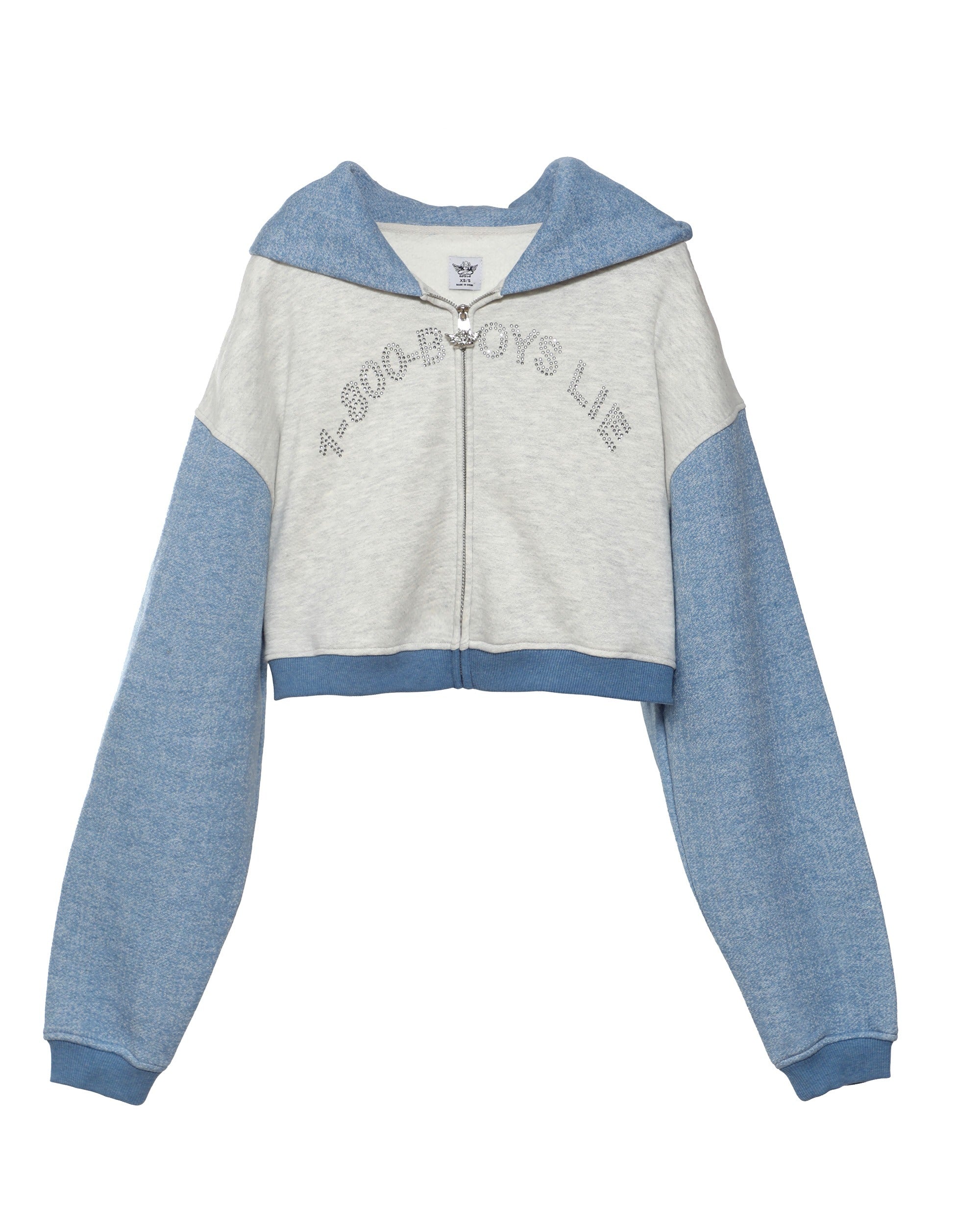 1-800 Heathered Alex Zip Up