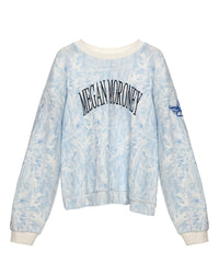 Megan Blues Manhunt Camo Crewneck