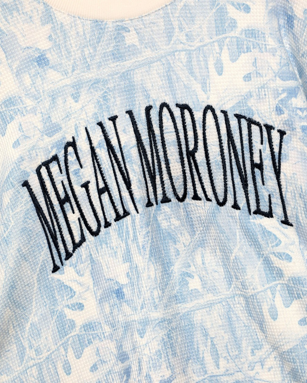 Megan Blues Manhunt Camo Crewneck