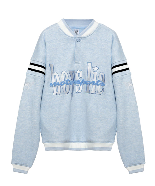 トップス Marble Print Jersey Crew Neck Top blue WOMEN【Mame Kurogouchi】Marble Print Jersey Crew Neck Top
