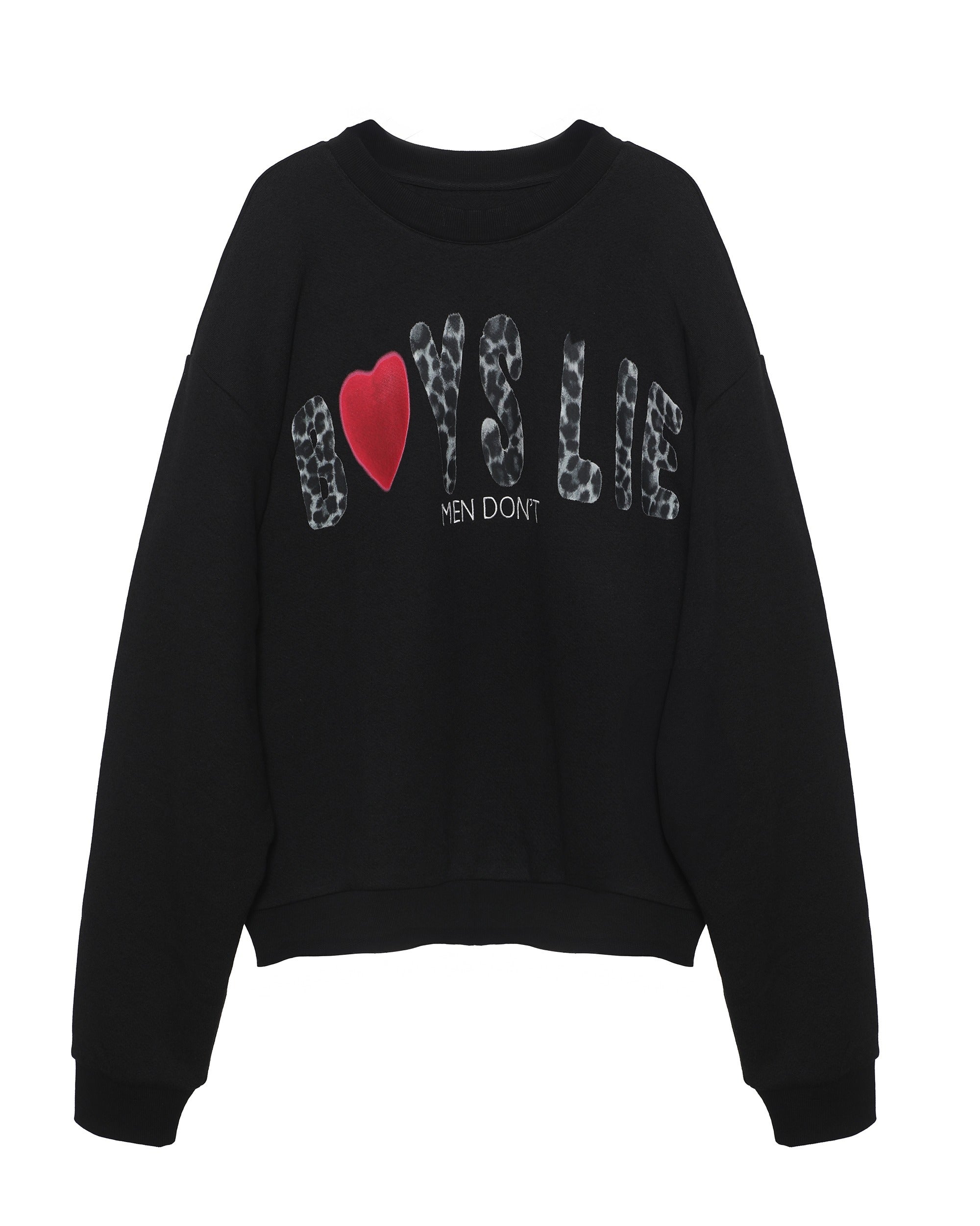 Black Caitlyn Coded Kara Crewneck