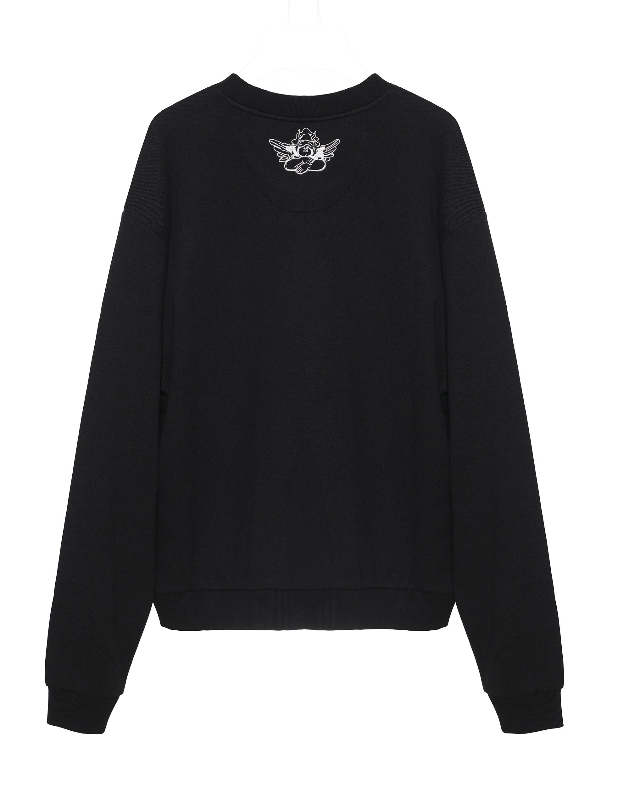 Black Caitlyn Coded Kara Crewneck