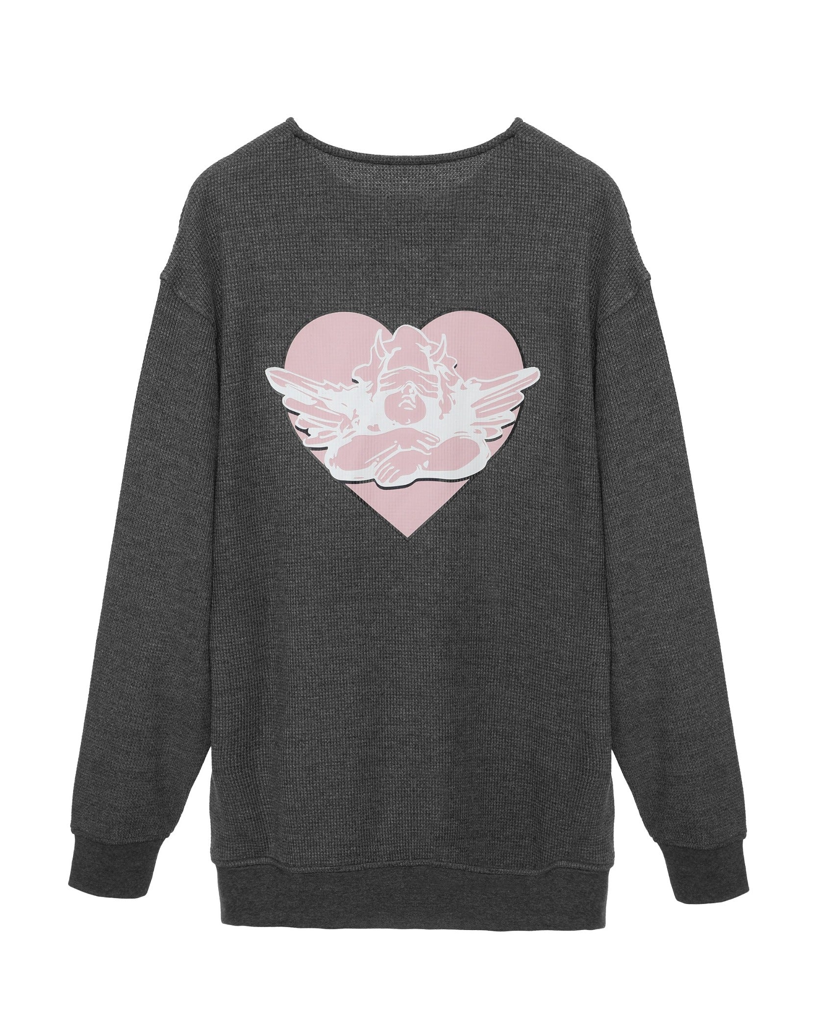 Charcoal Read Receipts K-Crewneck