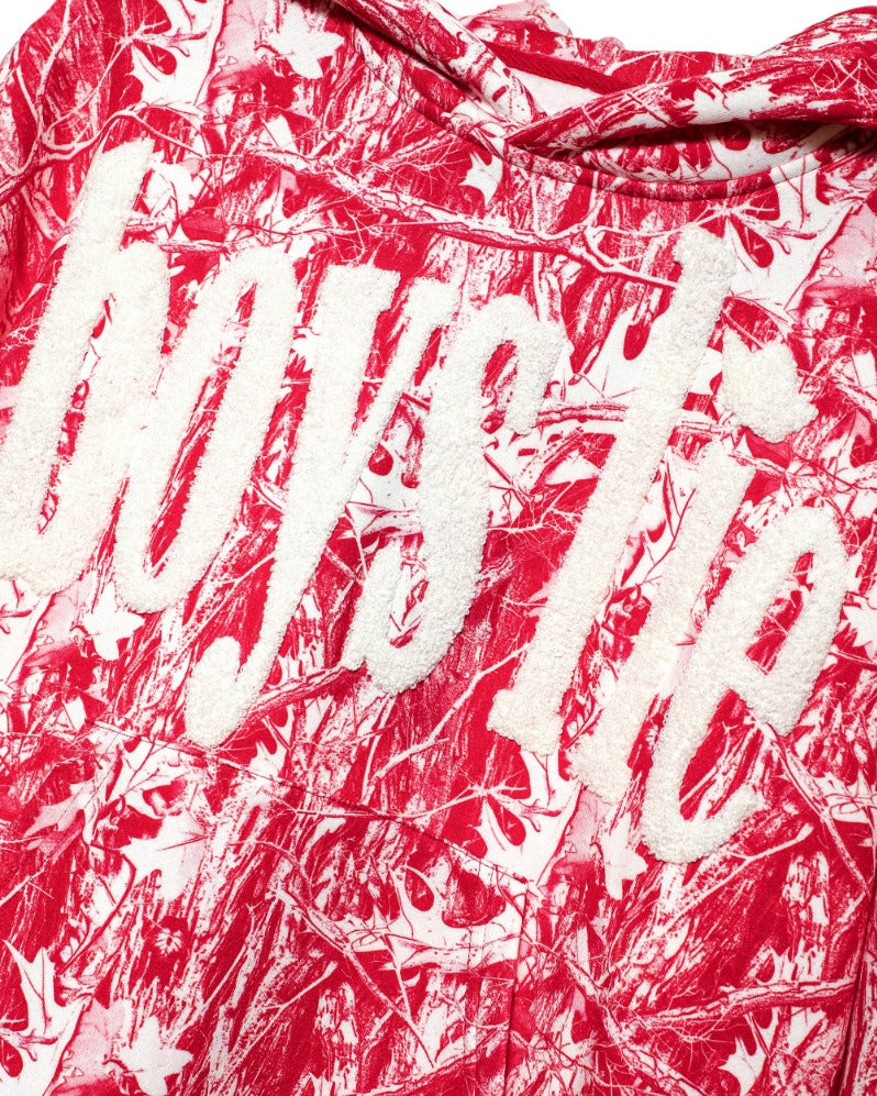 Red Camo Mannhunt Racer Hoodie