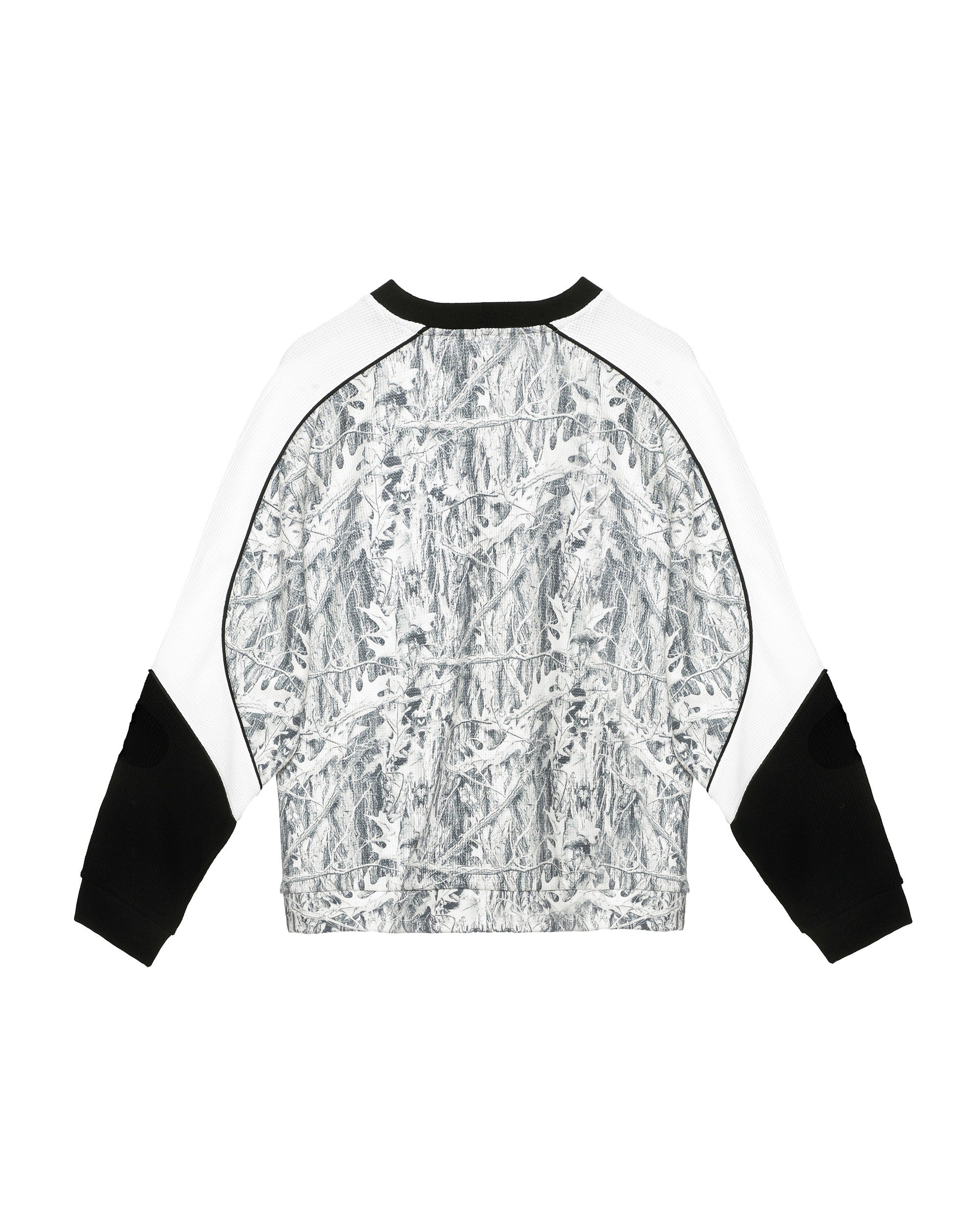 Snowed In Camo Thermal Paneled Kara Crewneck