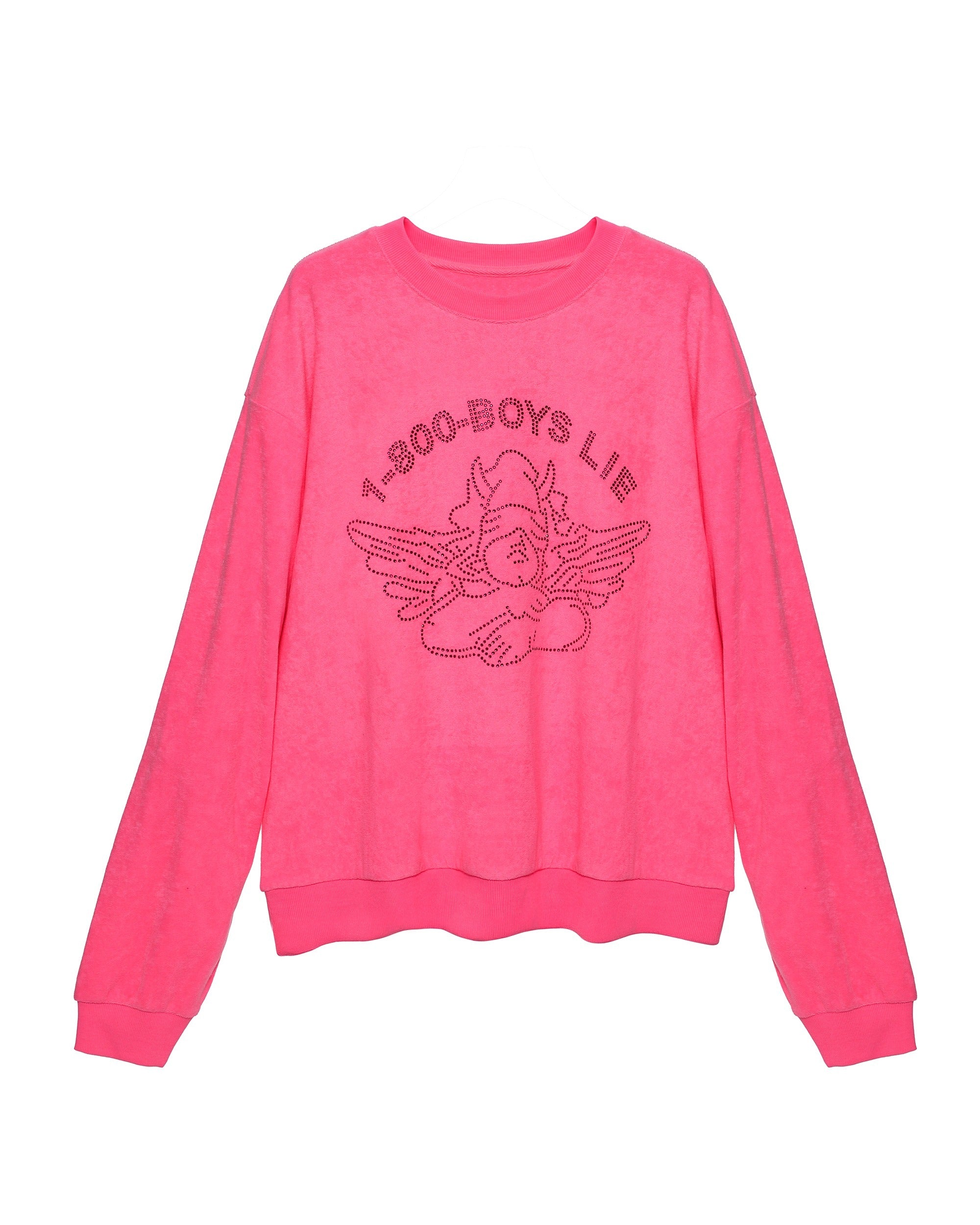 1-800 Neon Pink Kara Crewneck