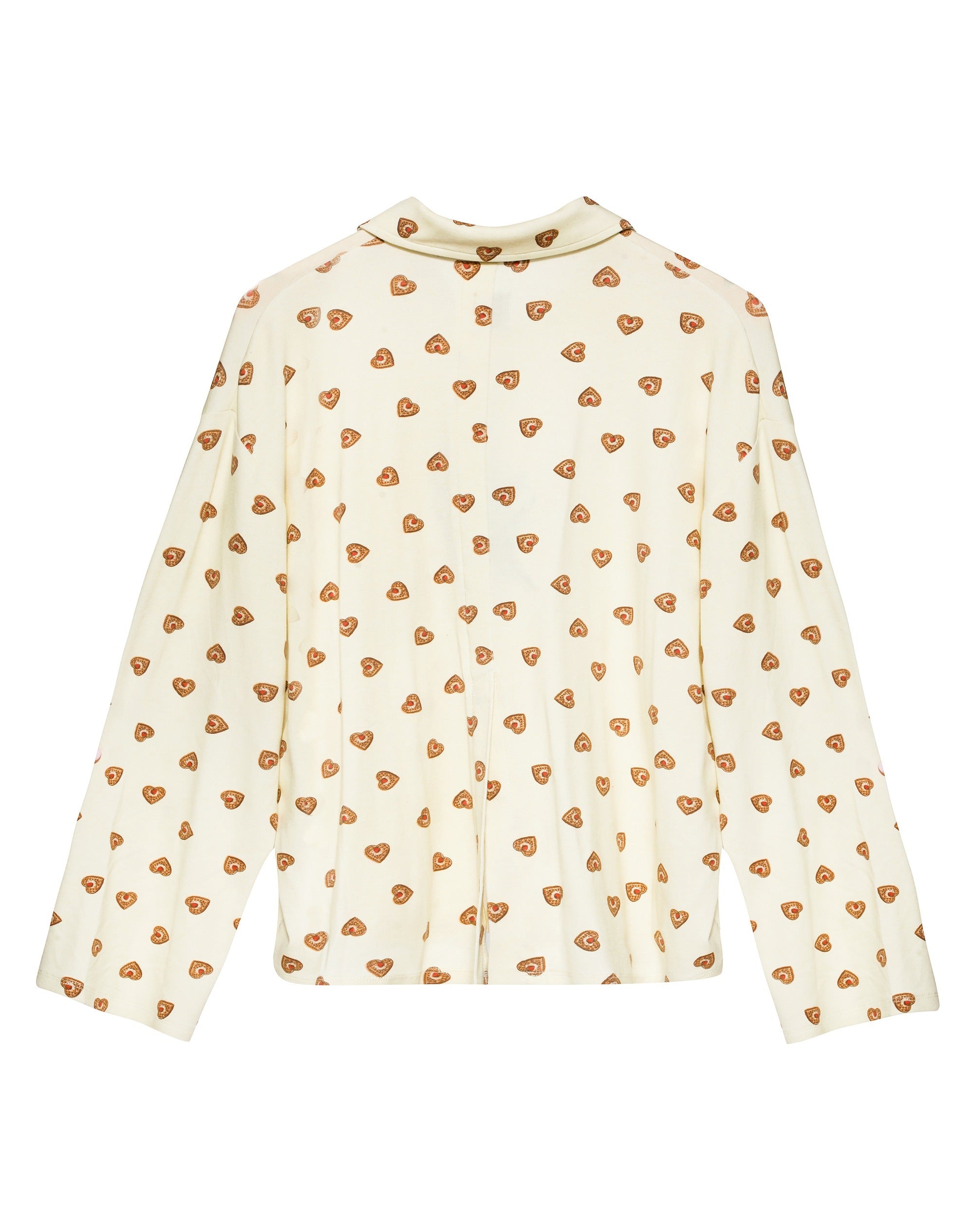 Heavenly Heartbreak Button-Down PJ Top