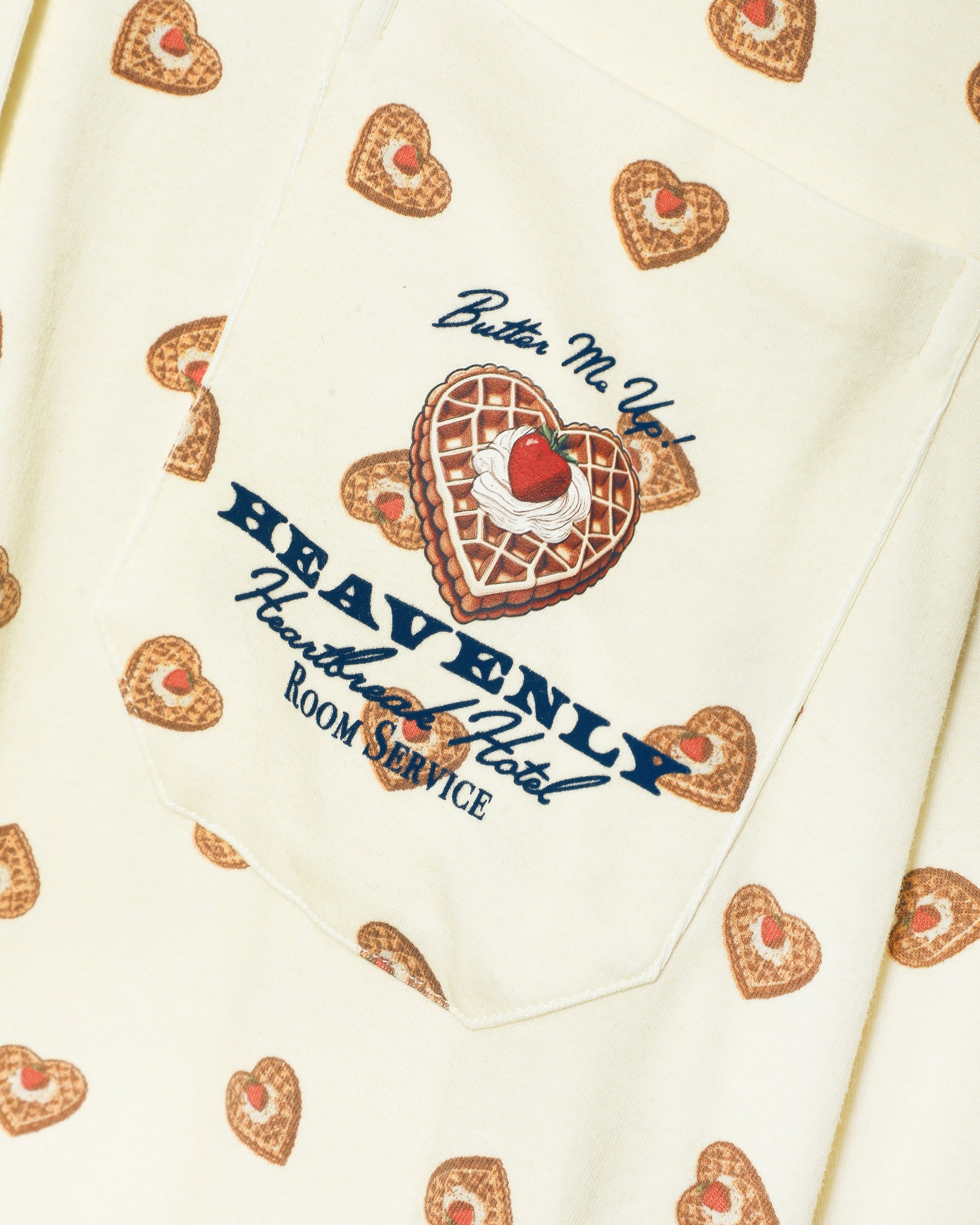 Heavenly Heartbreak Button-Down PJ Top