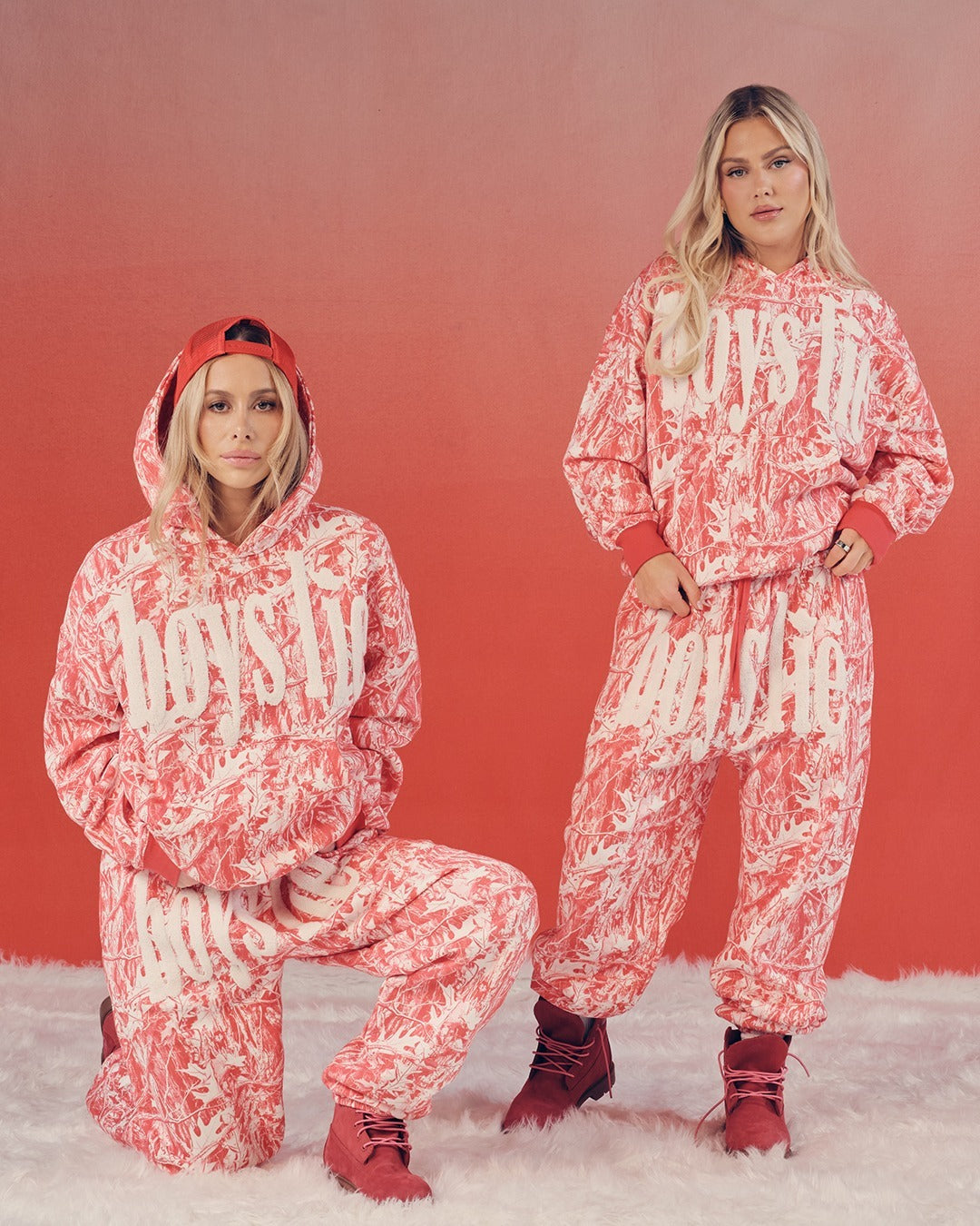 Red Camo Manhunt Racer Hoodie
