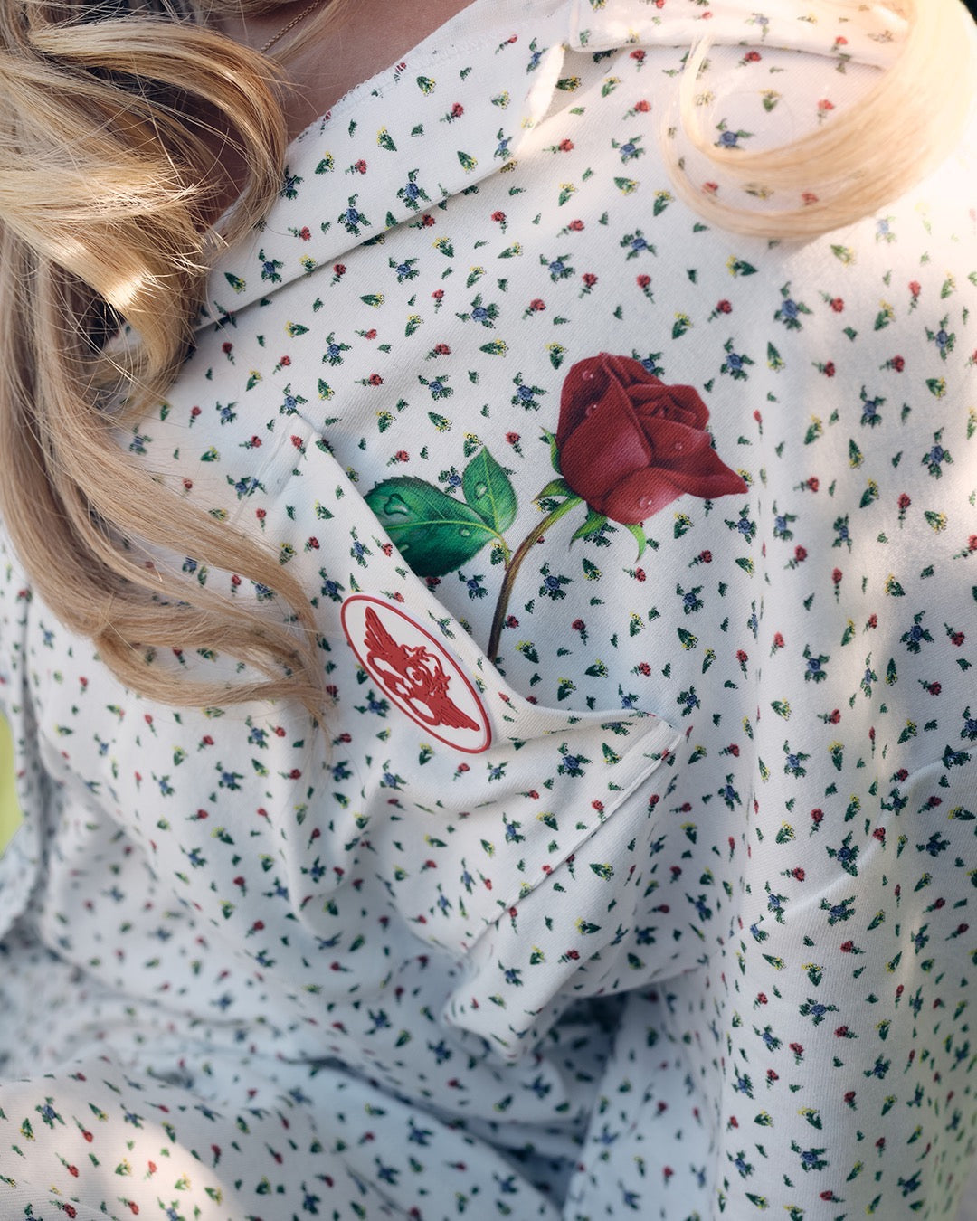 Dainty Daisy's Button-Down PJ Top