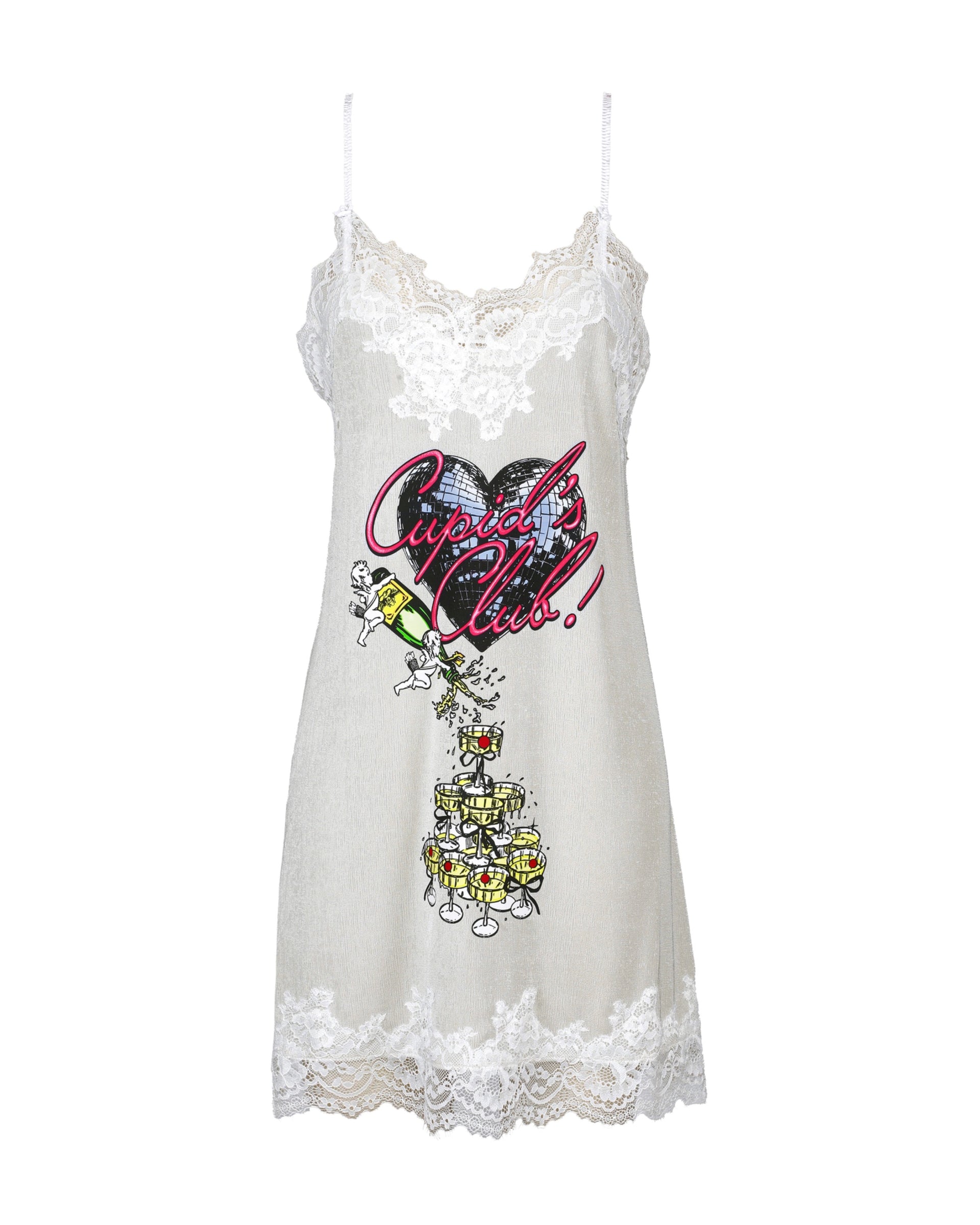 lace dress polyvore Zunie Kids' Printed Lace Scallop Hem Party Dress in Pink Multi at Nordstrom, Size 12