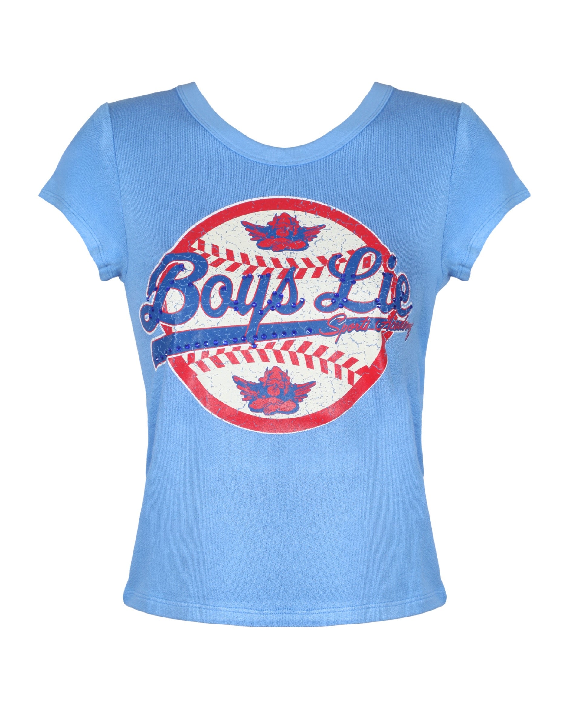 Sporting Blues Baby Tee