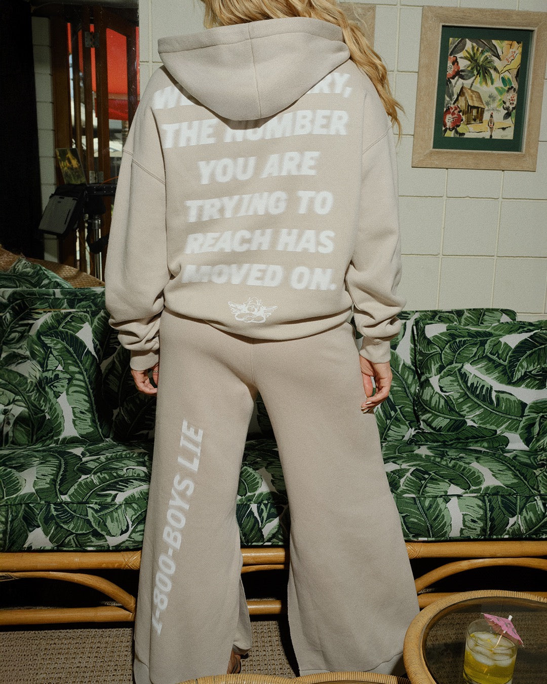 BOYS LIE 1-800 RACER HOODIE