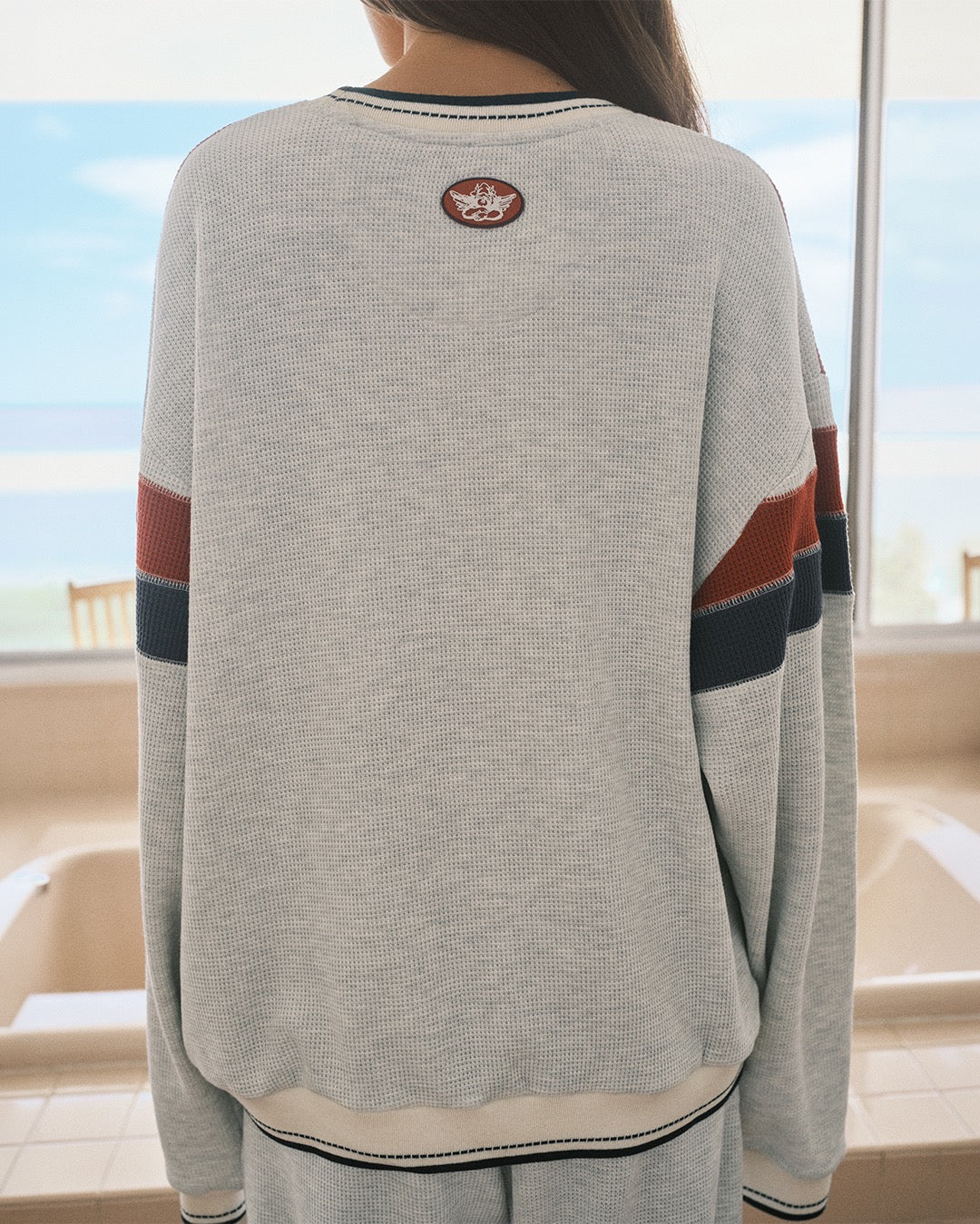 Boys Lie Champs Thermal Kara Crewneck