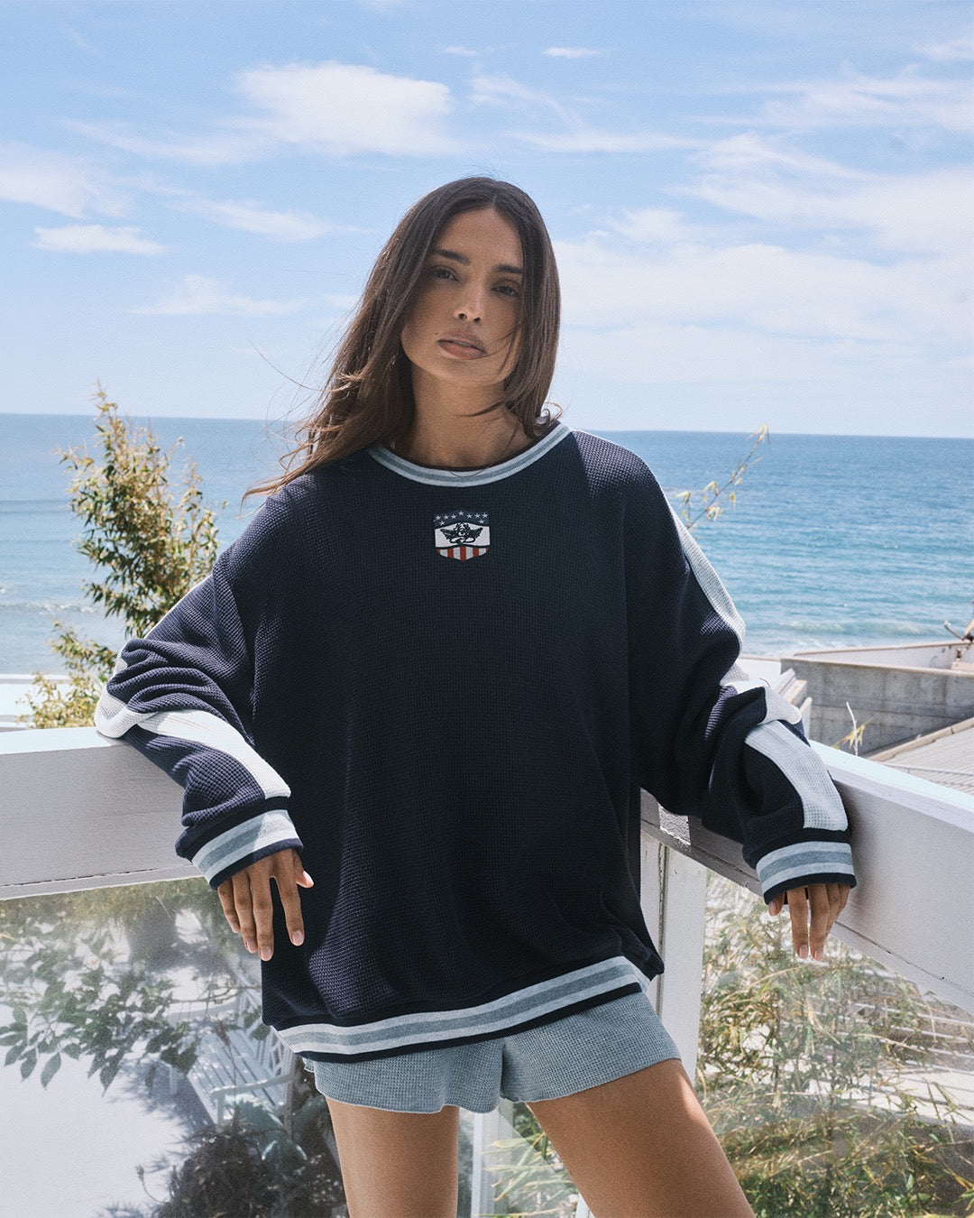 Stars and Stripes Kara Crewneck