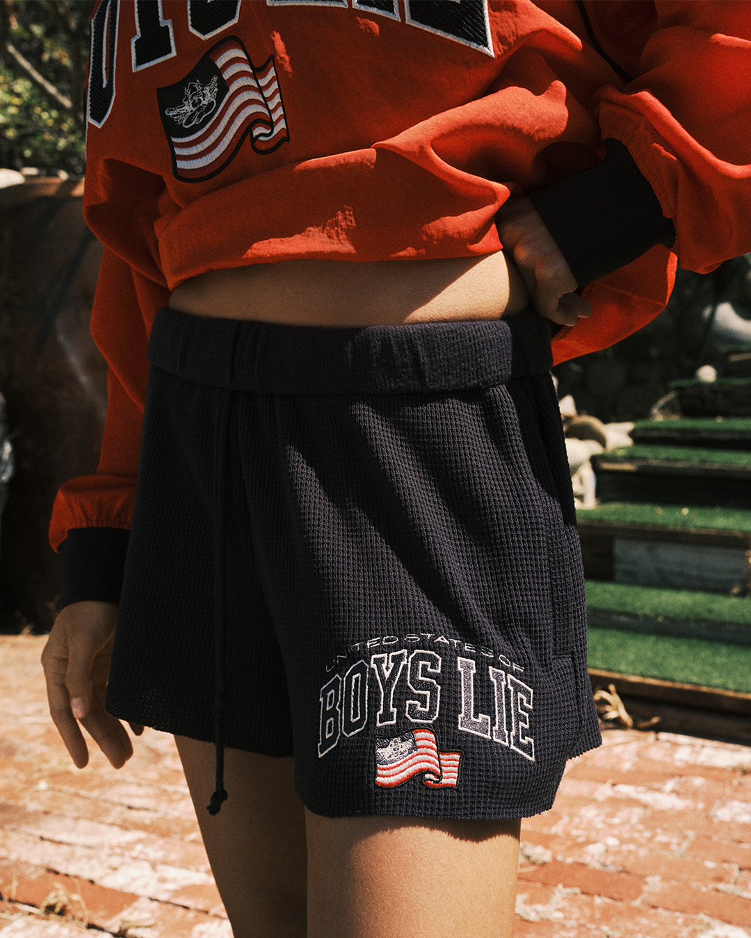 United States of Boys Lie Navy Basic Short