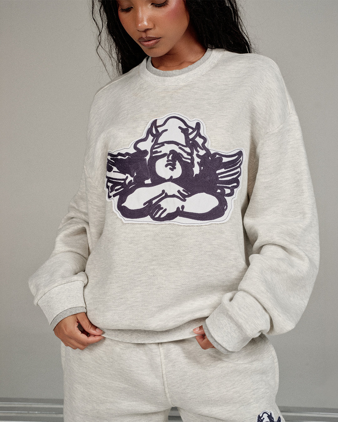 Aram Stitch Me Up Kara Crewneck