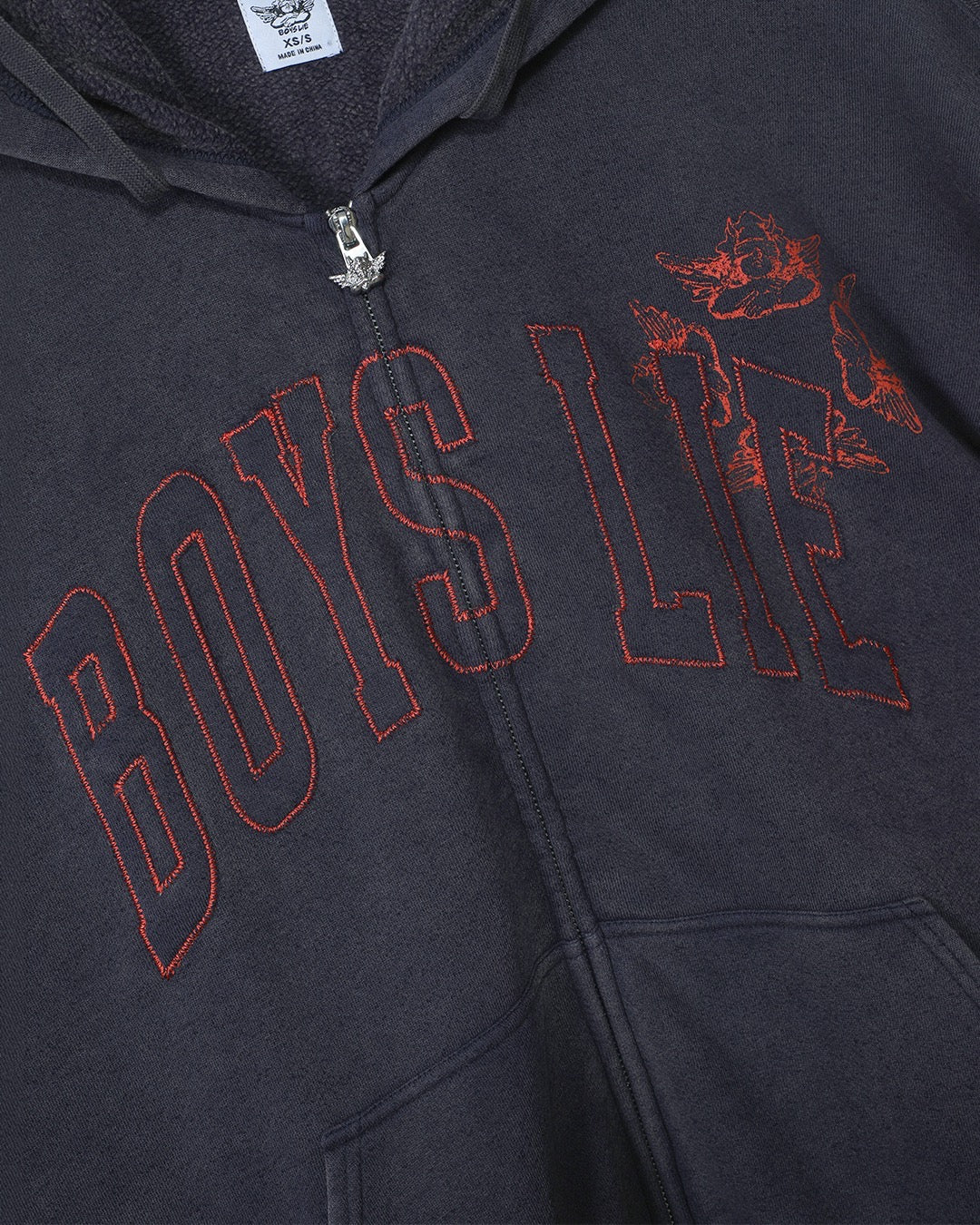 Angry Cupid Harley Zip Hoodie