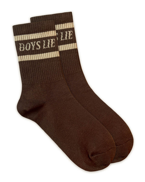 Boys Lie Neutral Socks - Espresso
