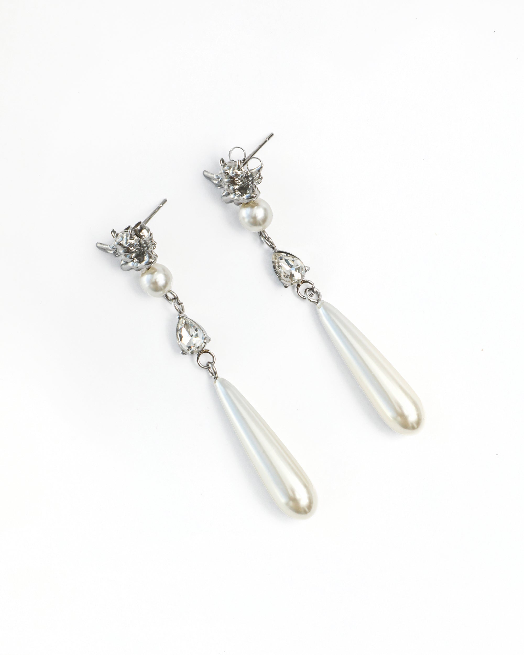 April Showers Silver Earrings