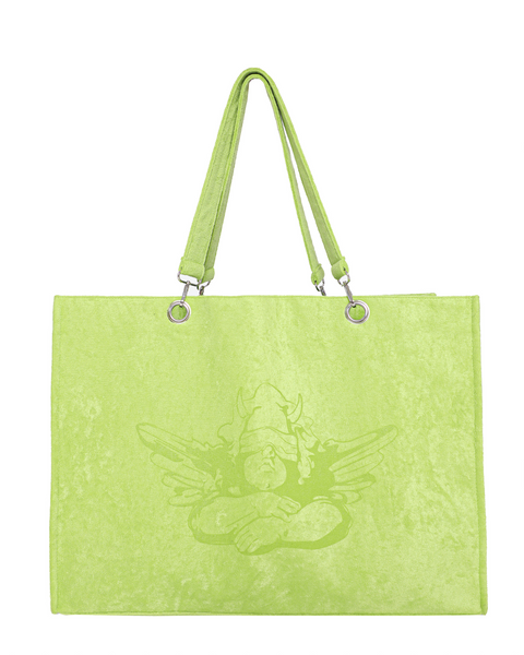 Apple Terry Cloth Tote